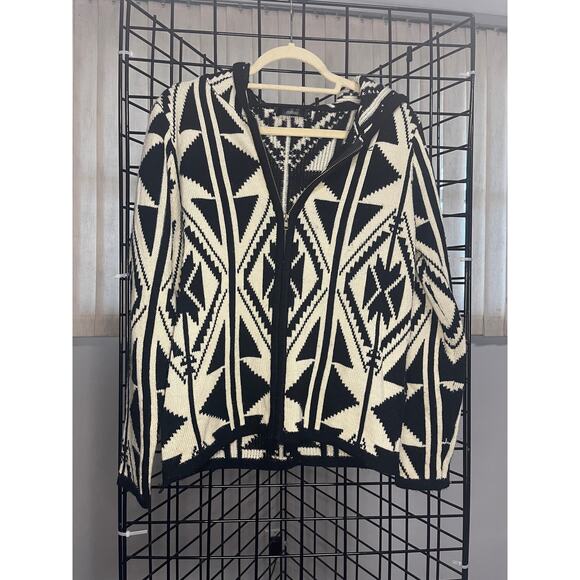 Millau Aztec Zip Sweater Hoodie Sz S - Picture 1 of 7